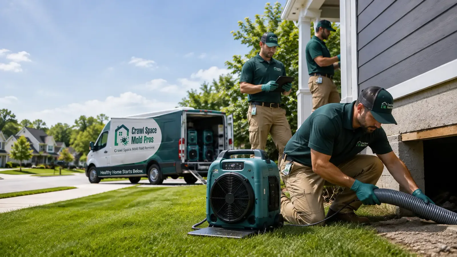 Crawl Space Mold Removal in Kansas, IL